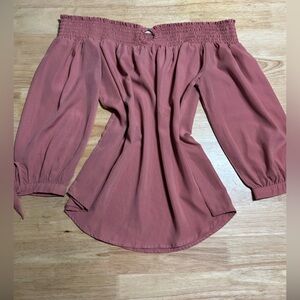 Off the shoulder blouse